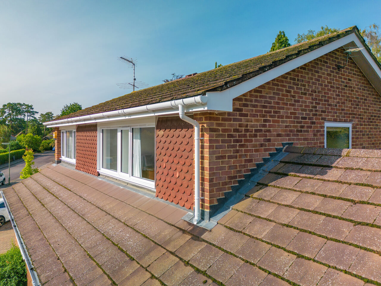 Roofline and gutters