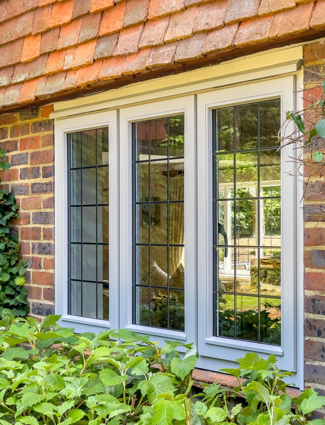 Timber Silk Grey Flush Casement Windows