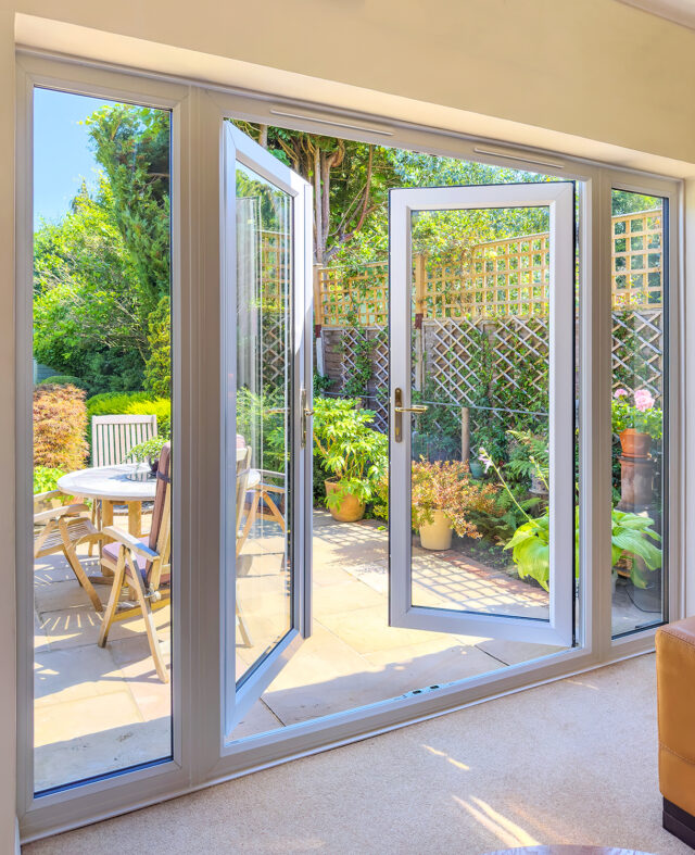 French patio Doors with side lights