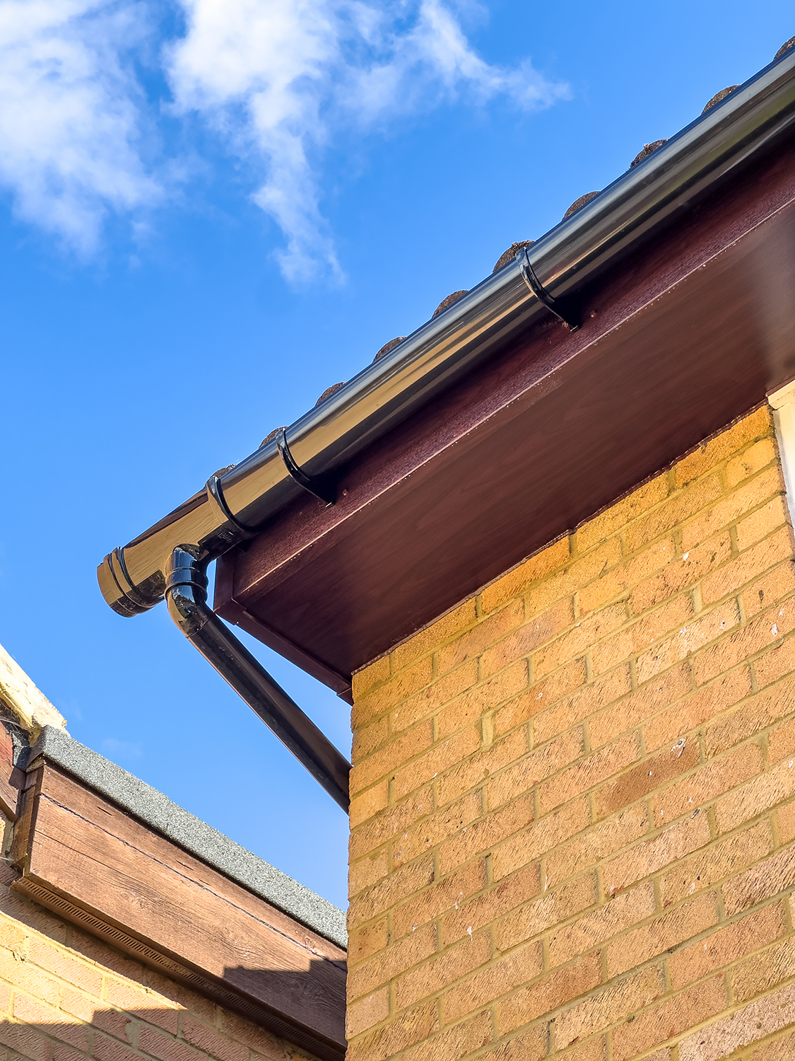 Rosewood Roofline gutters soffits facias Woking Sheerwater Glass