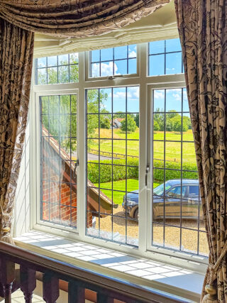 Slimline uPVC double glazed windows Rectangular leading internal Middlesex