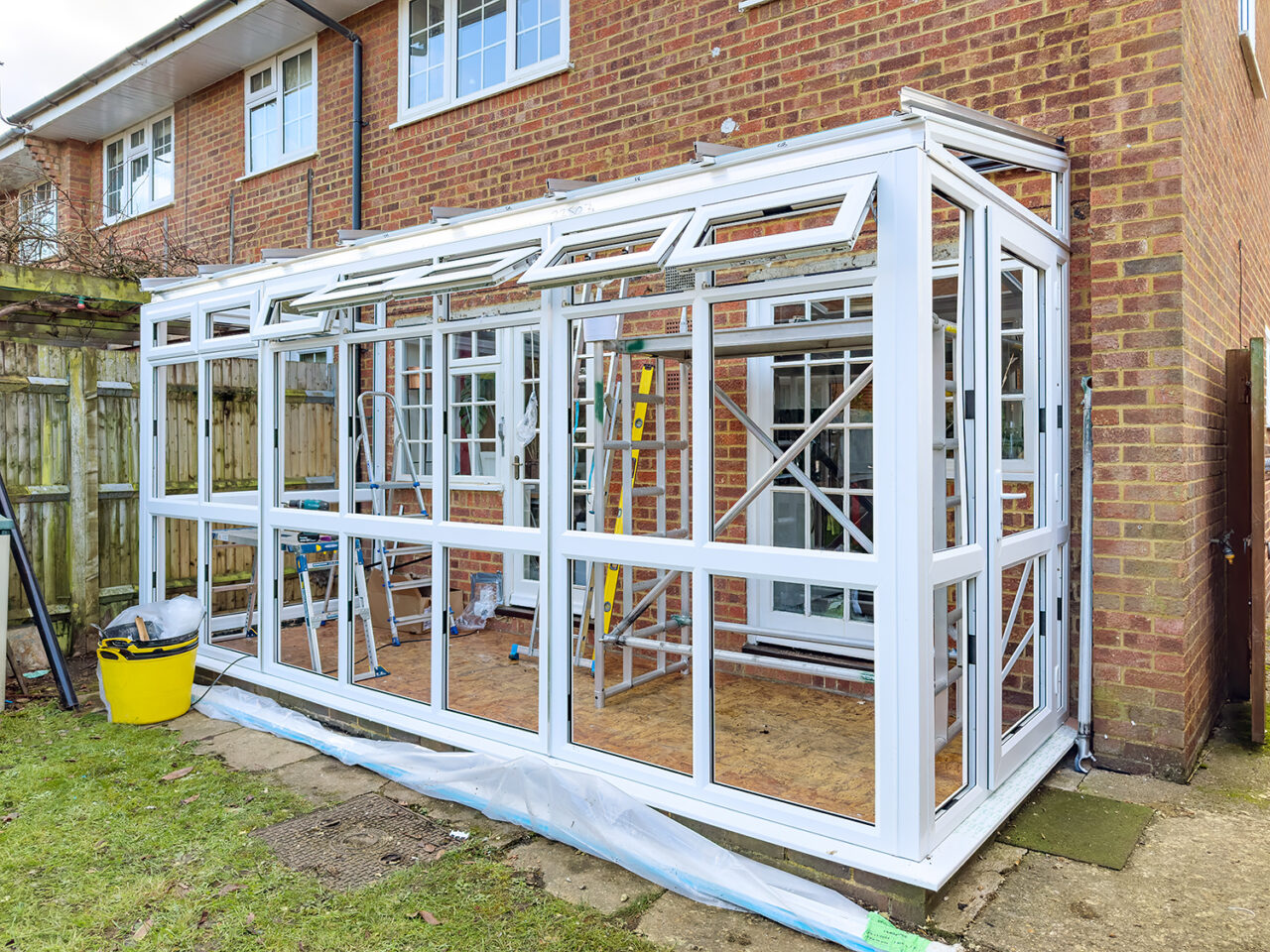 New Conservatory With Polycarbonate Roof