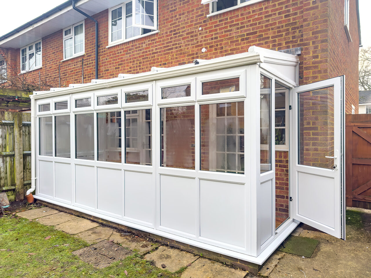 New Conservatory With Polycarbonate Roof